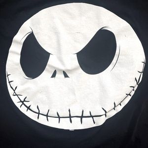 Large Black Suna Jack Skellington Nightmare Before Christmas T-shirt